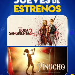 Cinex estrena la esperada secuela de «Boda Sangrienta» y el regreso de «Pinocho»