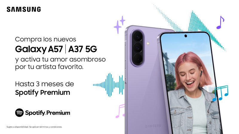 Samsung anuncia alianza con Spotify para desbloquear tu amor asombroso por la música con la nueva serie Galaxy A