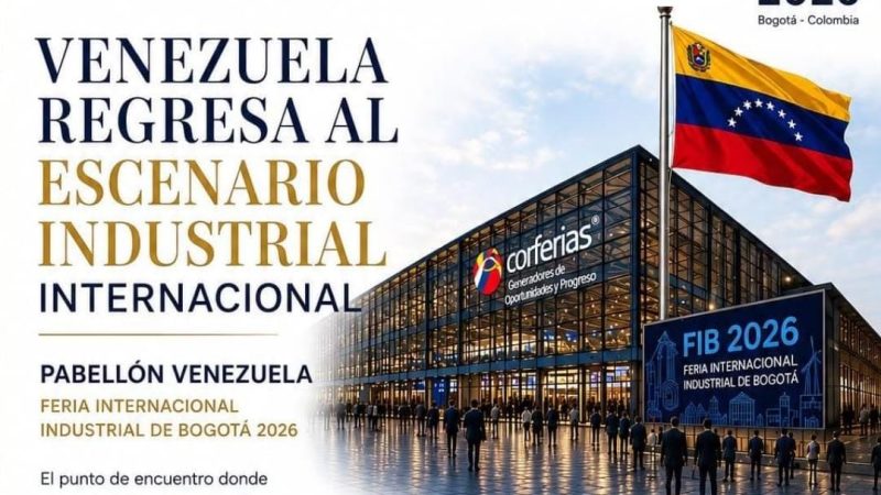 Venezuela tras 12 años regresa a la Feria Internacional Industrial de Bogotá para impulsar el renacer productivo del país