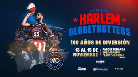 Los mundialmente famosos Harlem Globetrotters llegan a Venezuela con su gira “100 Años de Diversión”